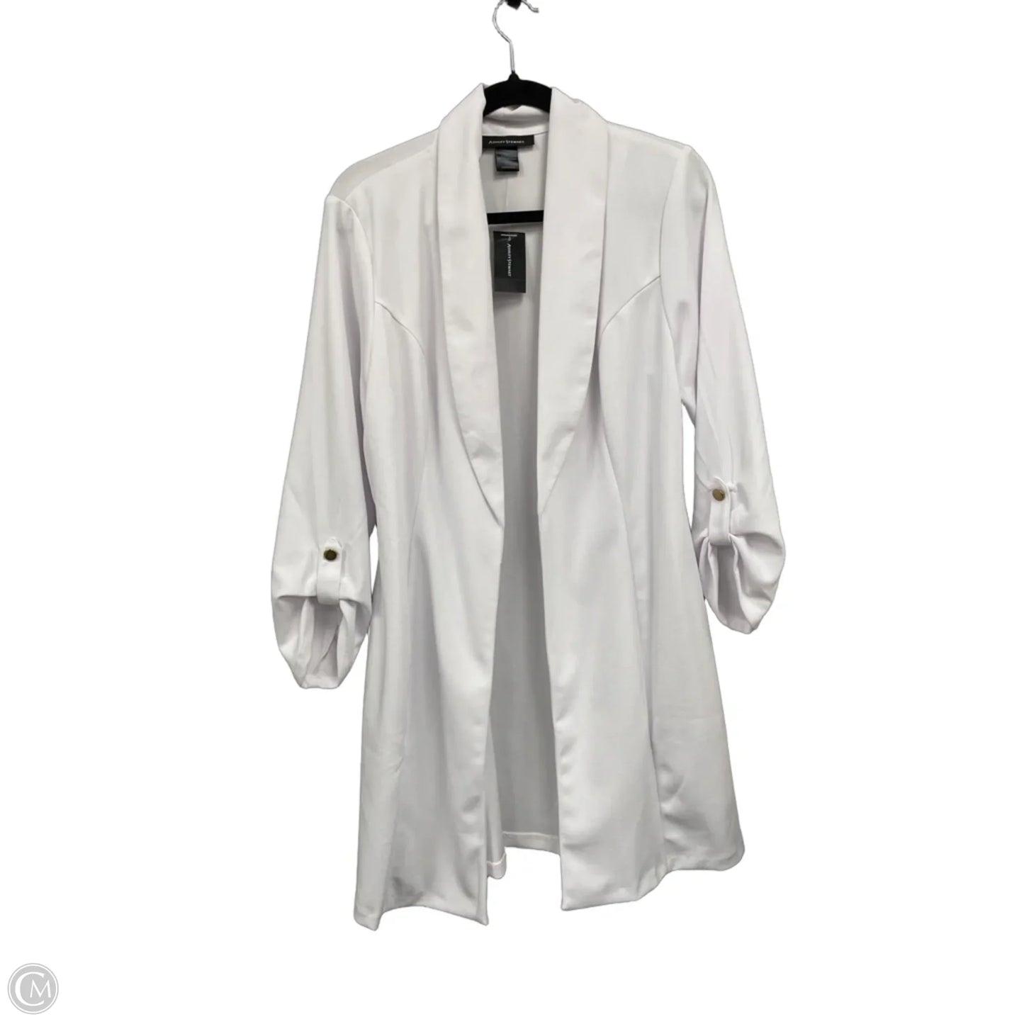 Cardigan By Ashley Stewart In White, Size: M