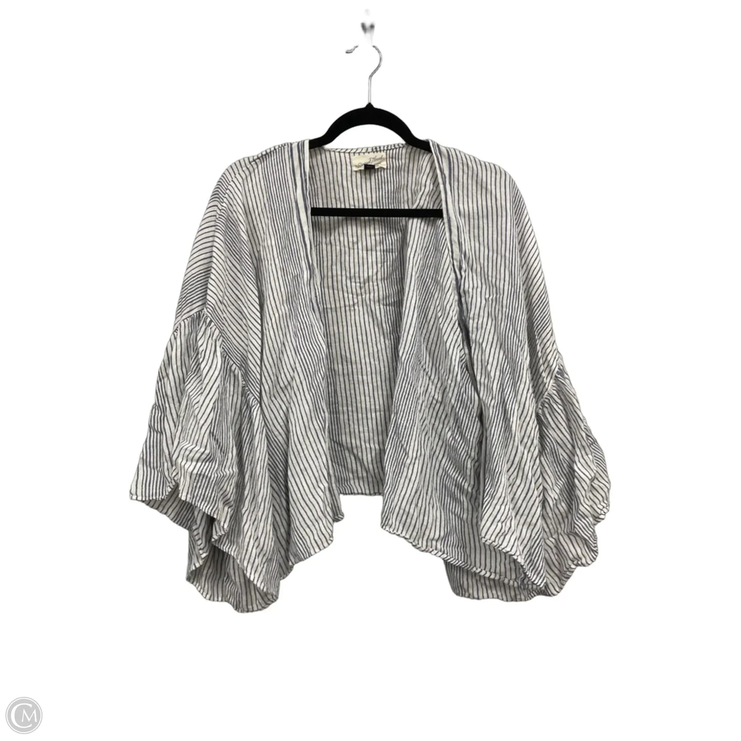 Cardigan By Universal Thread In Striped Pattern, Size: Osfm