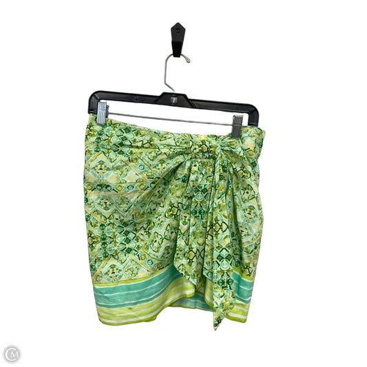 Skirt Midi By Zara In Green, Size: M