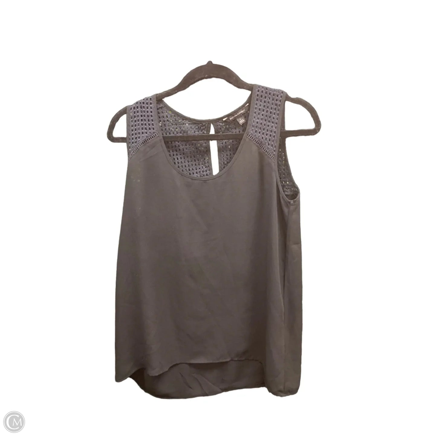 Top Sleeveless By Banana Republic In Black, Size: S