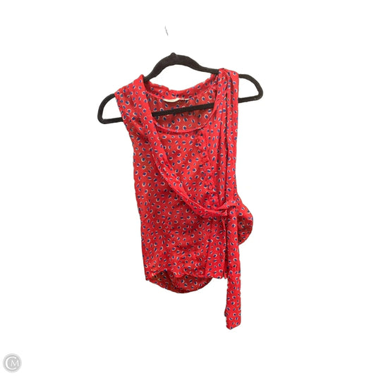 Top Sleeveless By Old Navy In Red, Size: M