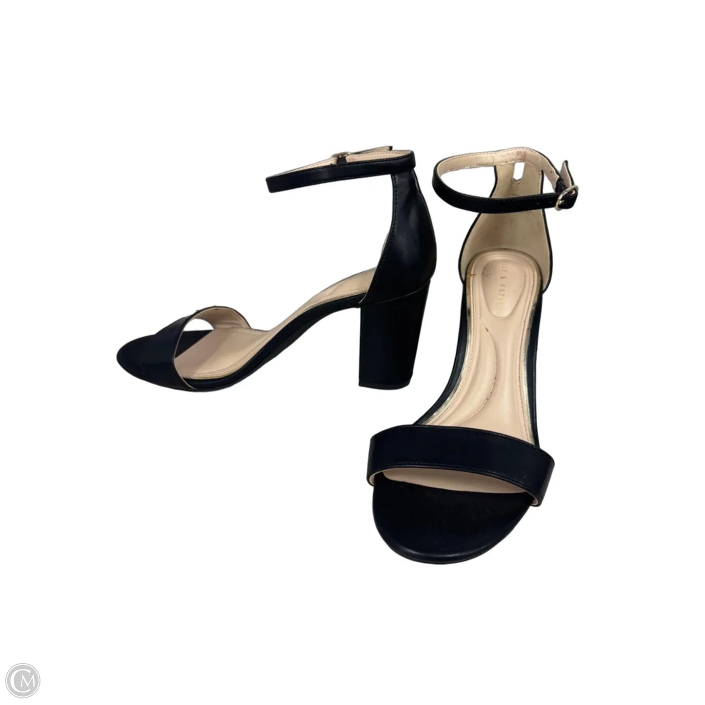 Shoes Heels Block By Kelly And Katie In Black, Size: 9