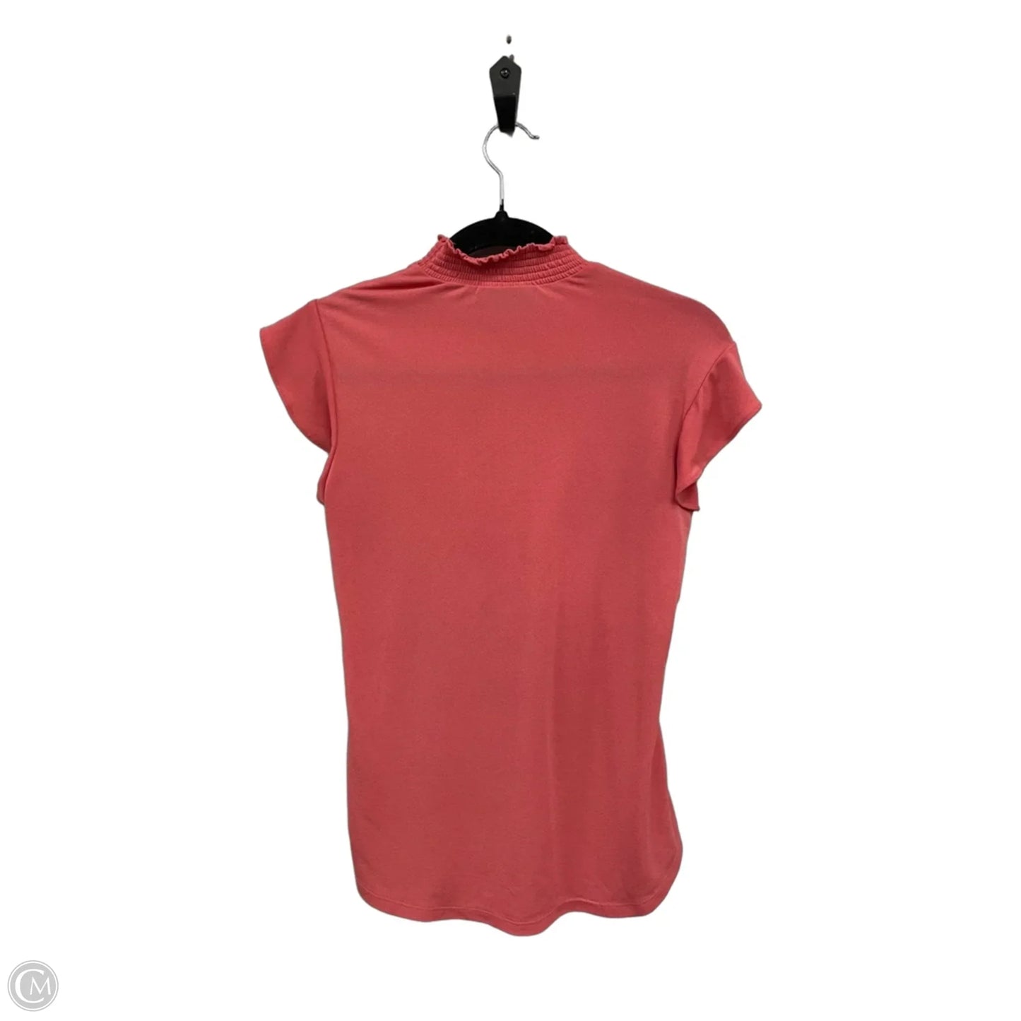 Top Short Sleeve By New York And Co In Orange, Size: Xs