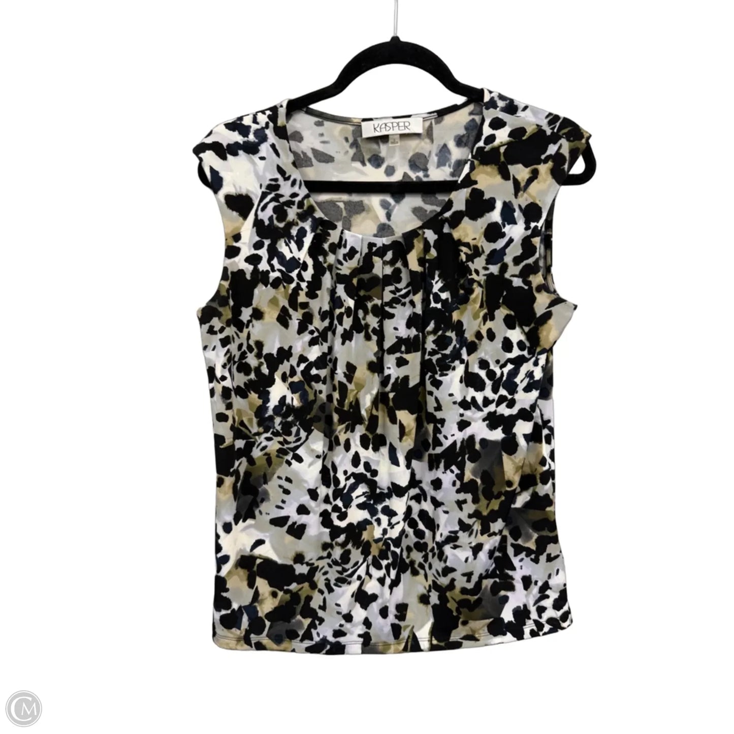 Top Sleeveless By Kasper In Floral Print, Size: S