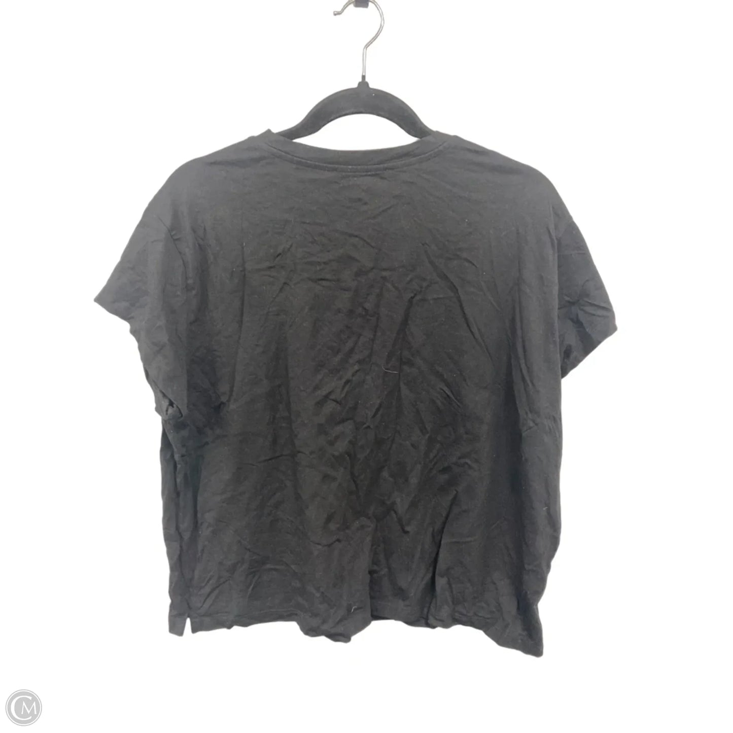 Top Short Sleeve By Loft In Black, Size: Xl
