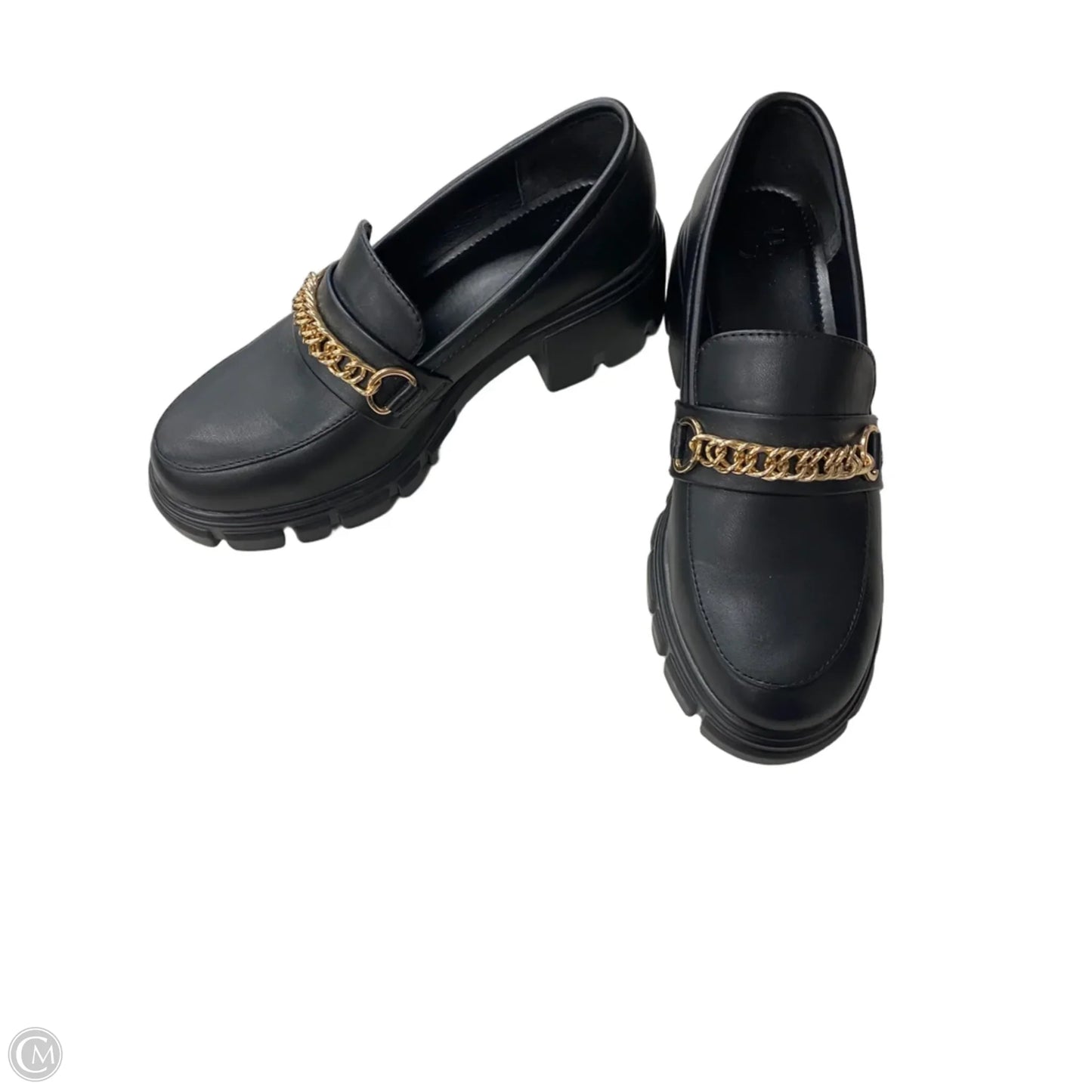 Shoes Heels Block By Jf In Black, Size: 8