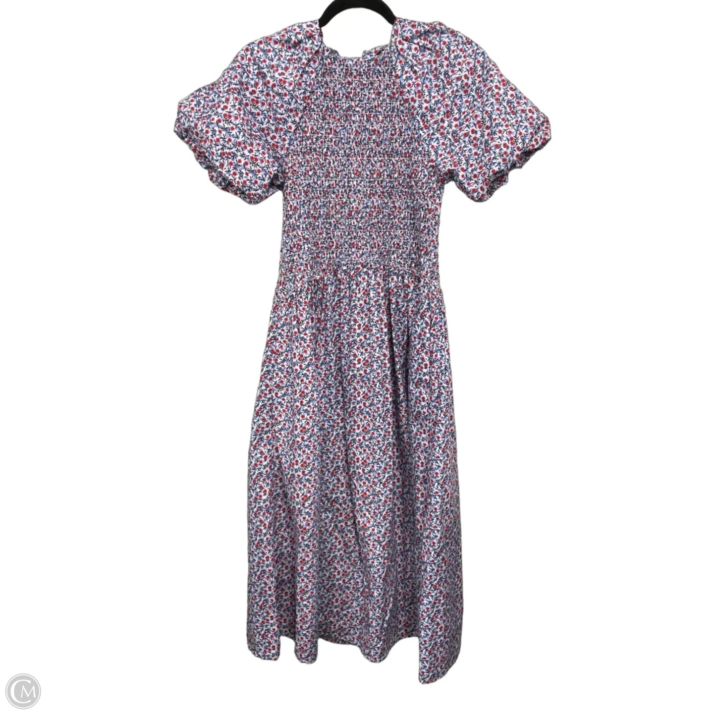Dress Casual Maxi By J. Crew In Blue & Red, Size: Xs