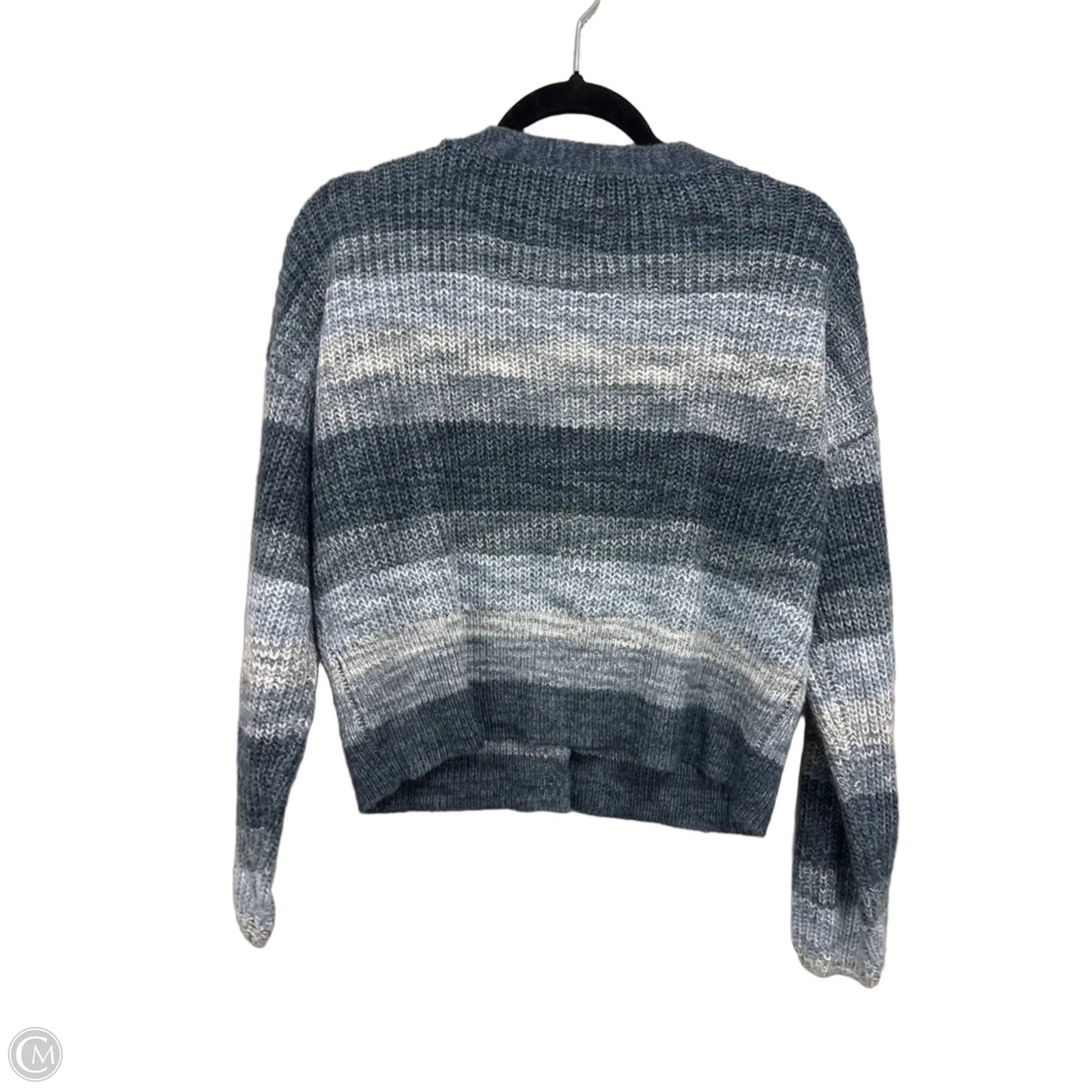 Sweater Cardigan By Lucky Brand In Blue, Size: S