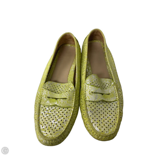 Shoes Flats By Clothes Mentor In Green, Size: 9.5