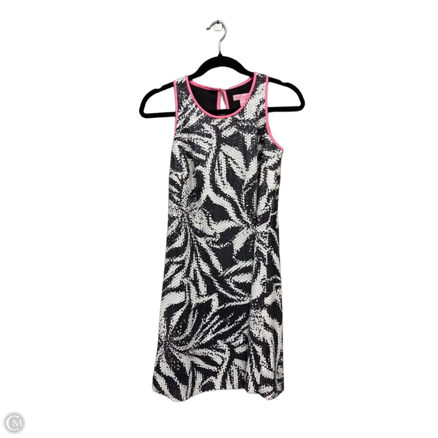 Dress Designer By Lilly Pulitzer In Black & White, Size: 2