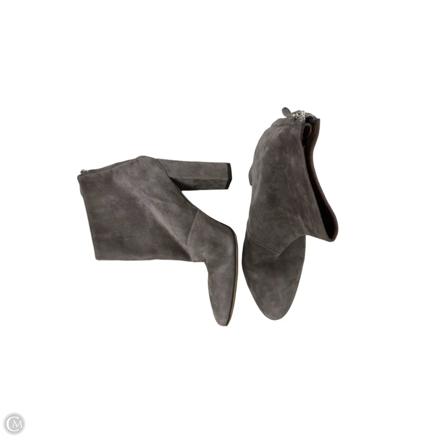 Boots Ankle Heels By J. Crew In Grey, Size: 8