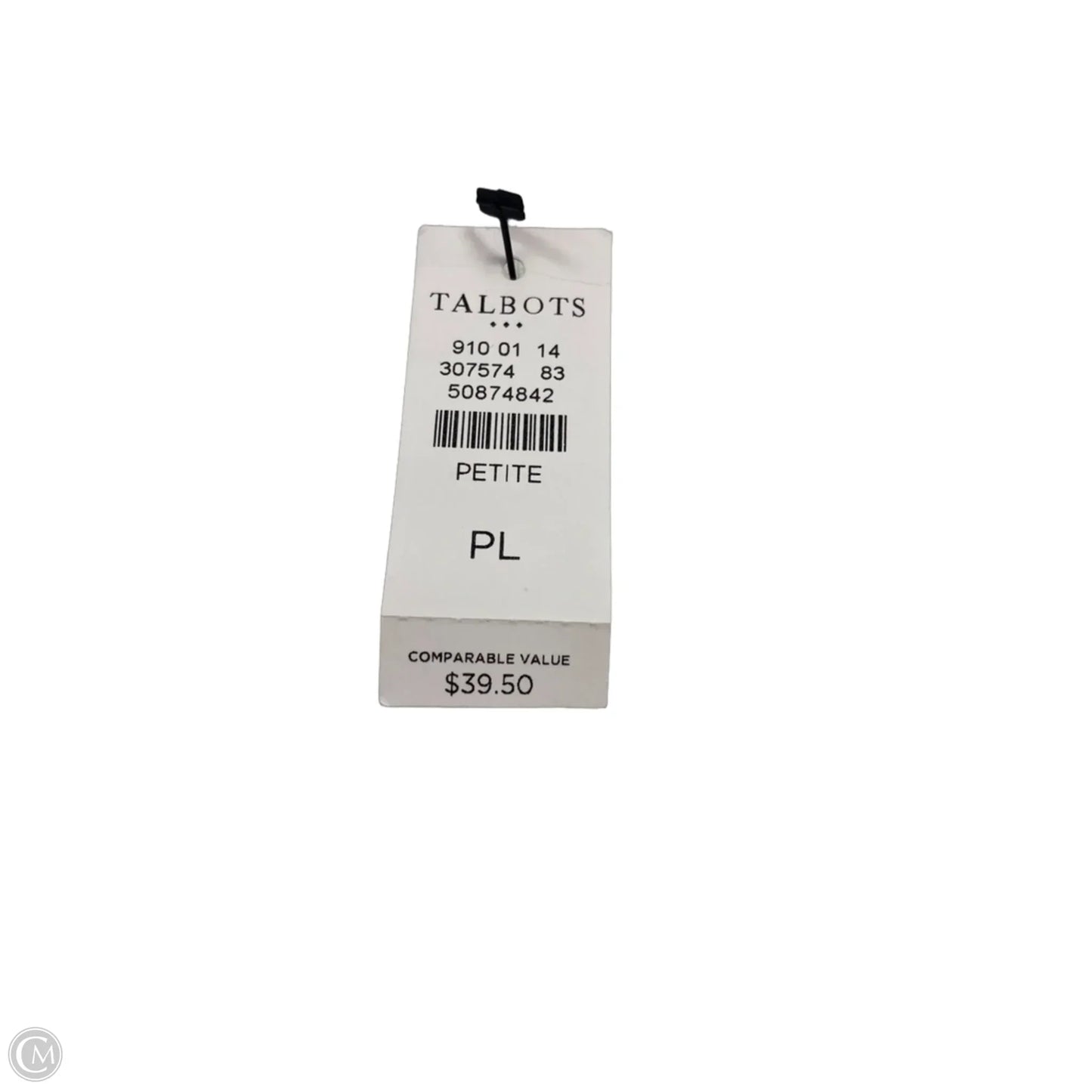 Top Long Sleeve Basic By Talbots In Cream, Size: Lp