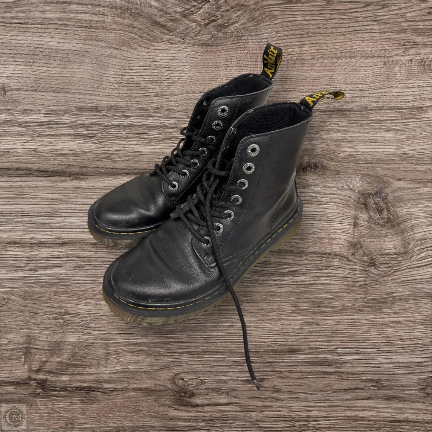 Boots Combat By Dr Martens In Black, Size: 6