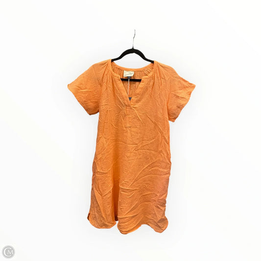 Dress Casual Short By Universal Thread In Orange, Size: S