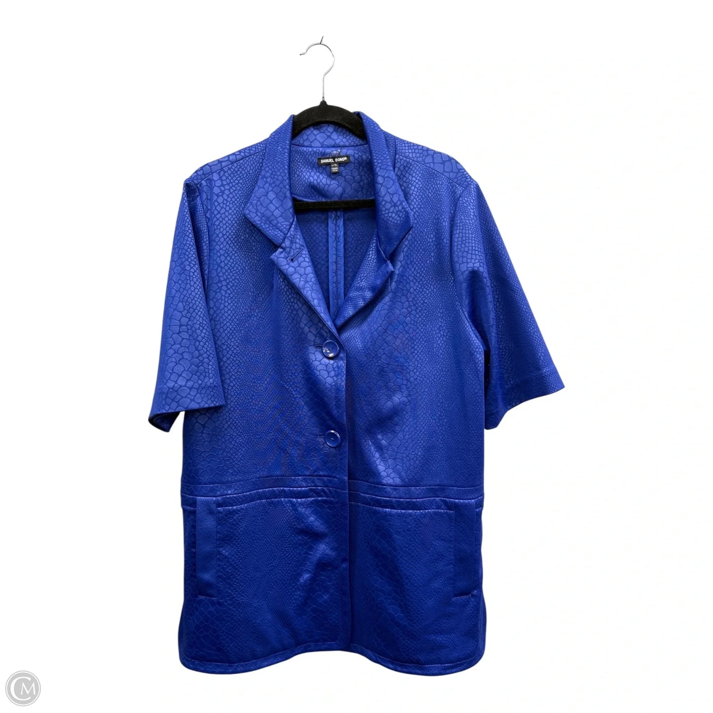 Blazer By Samuel Dong In Blue, Size: Xl