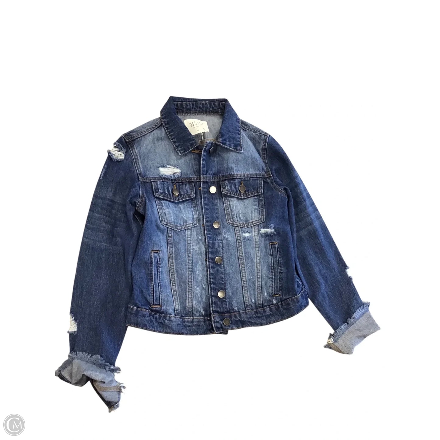 Jacket Denim By Cmc In Blue Denim, Size: S