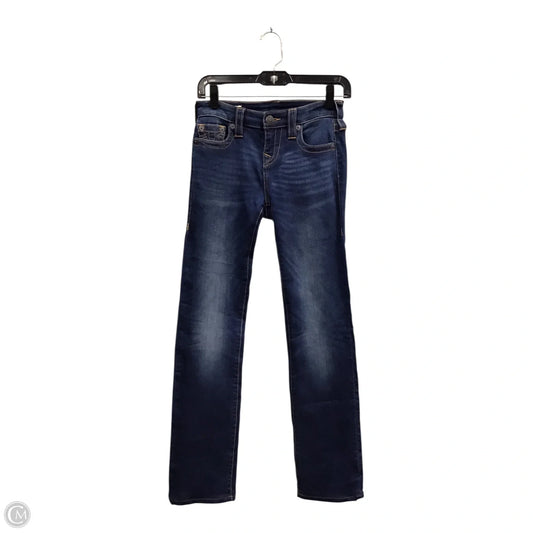 Jeans Straight By True Religion In Blue Denim, Size: 2