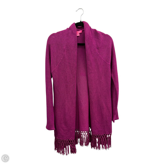 Sweater Cardigan By Lilly Pulitzer In Purple, Size: M