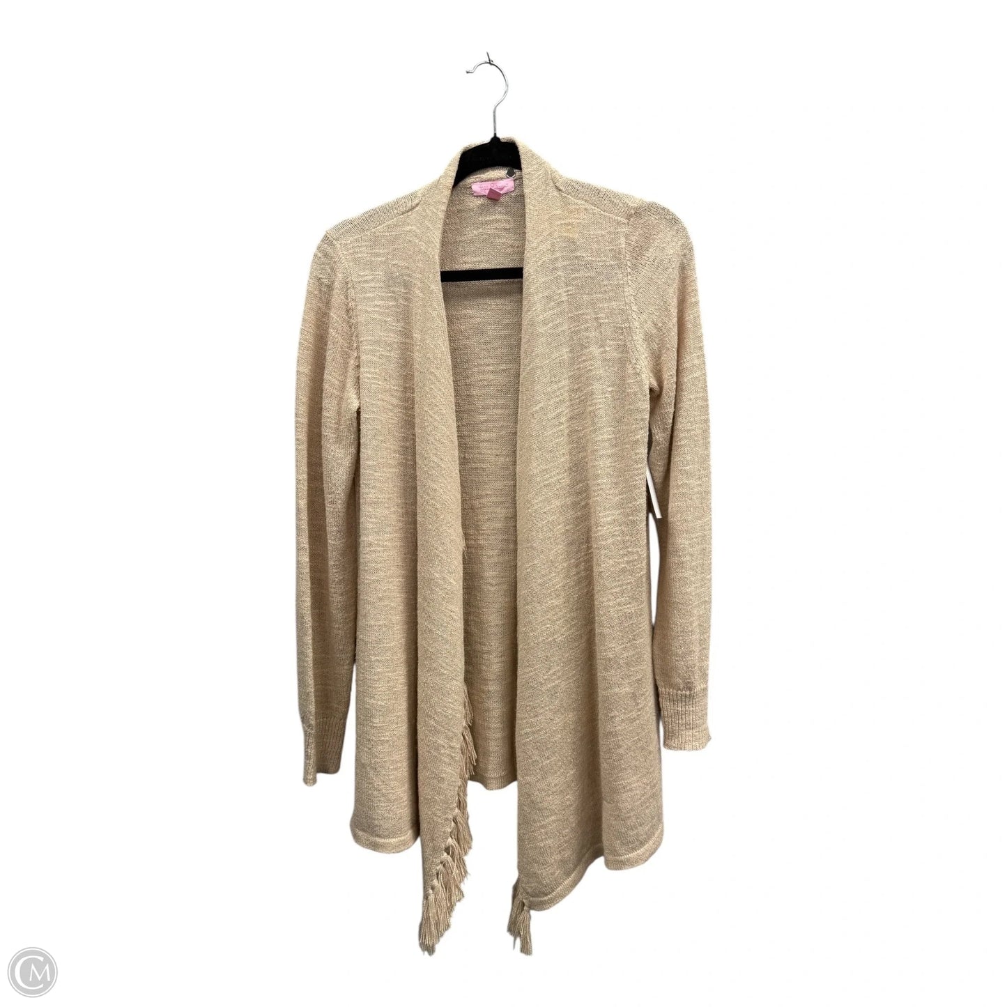 Sweater Cardigan By Lilly Pulitzer In Tan, Size: M