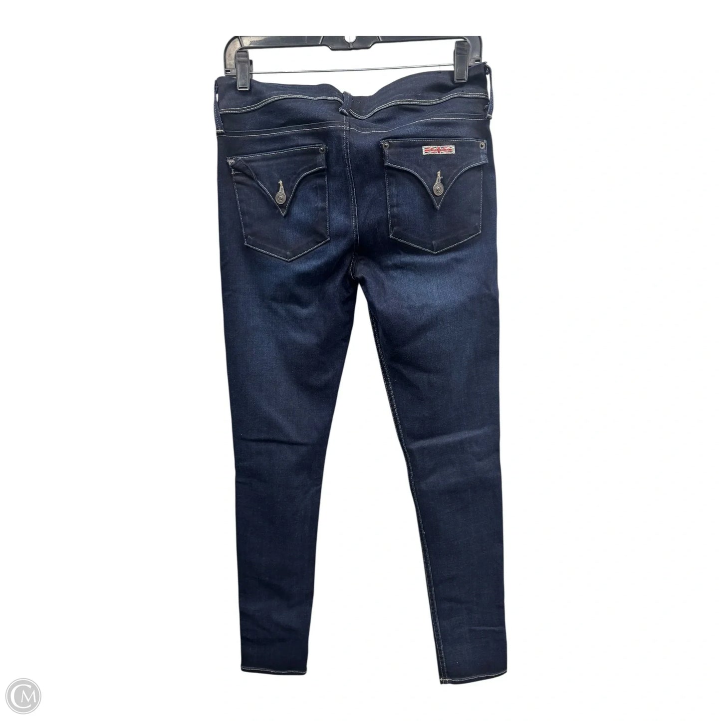 Jeans Straight By Hudson In Blue Denim, Size: 8