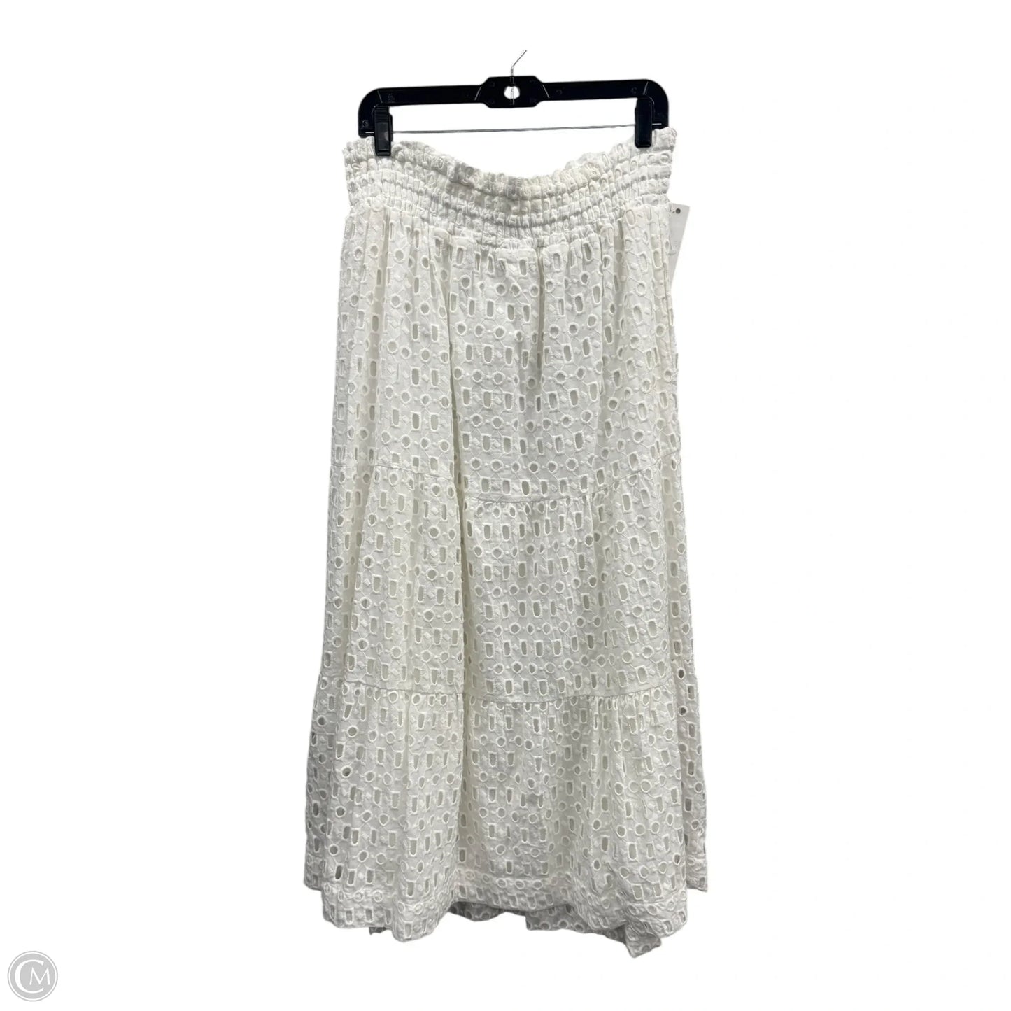 Skirt Maxi By Anthropologie In White, Size: L