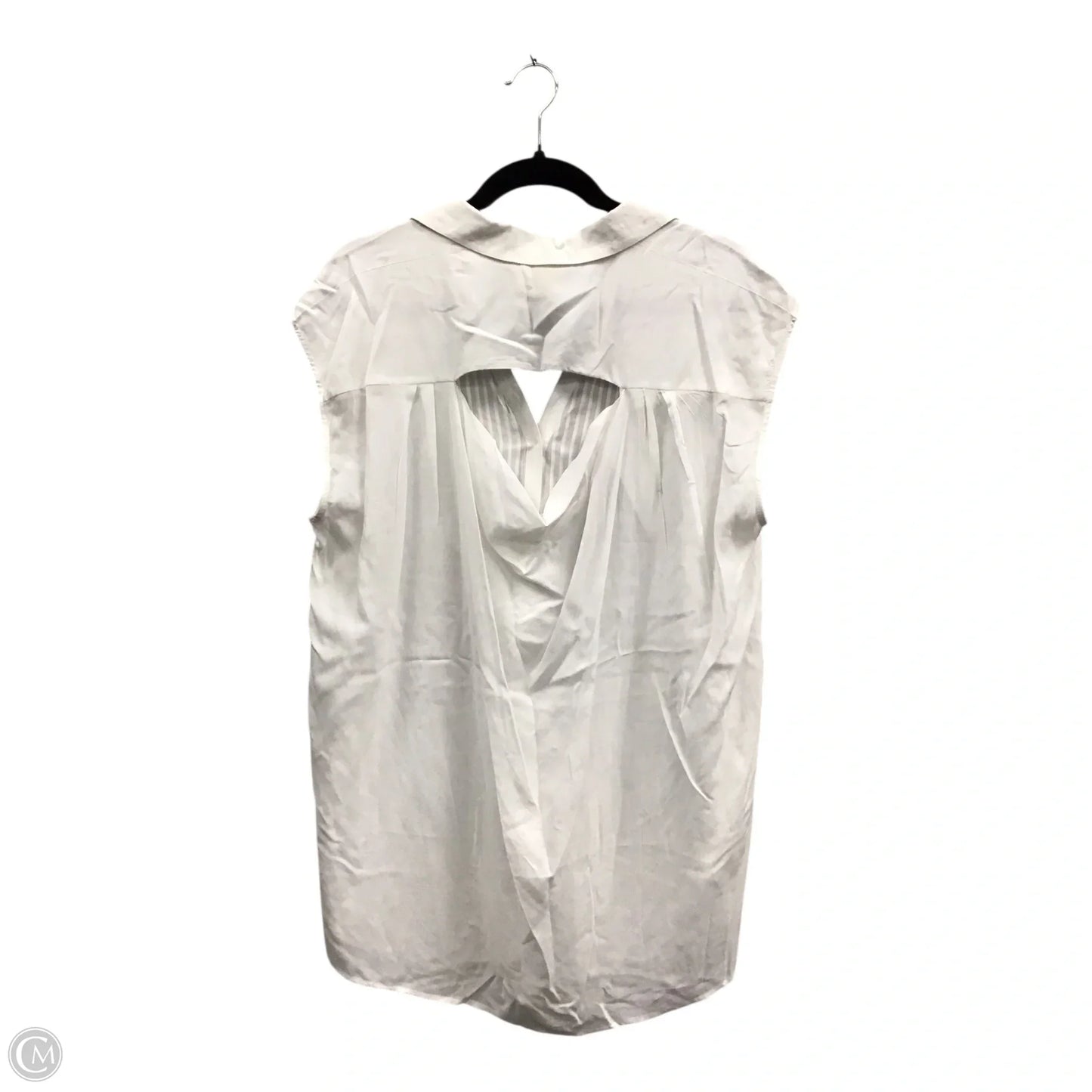 Top Sleeveless By Maeve In White, Size: 12