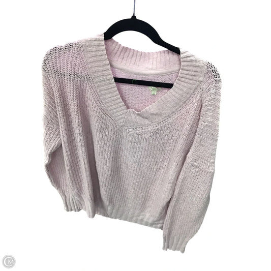 Sweater By Pilcro In Pink, Size: S
