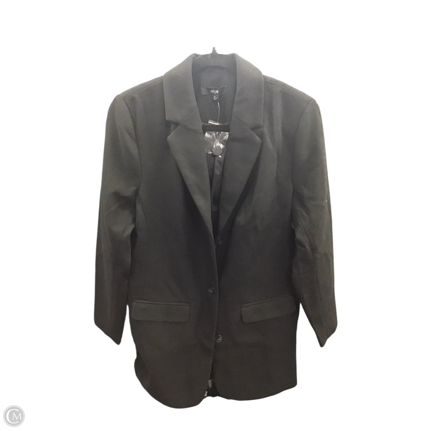 Coat Wool By Ellos In Black, Size: 14