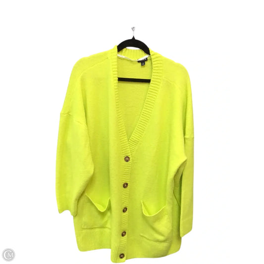 Sweater Cardigan By Torrid In Yellow, Size: 2x