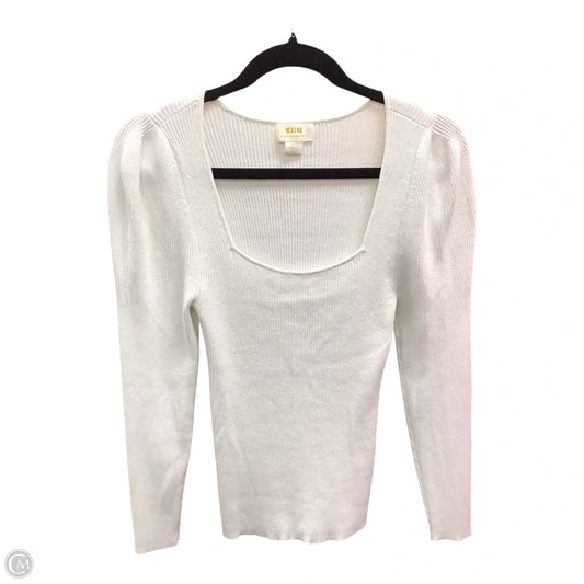 Top Long Sleeve By Maeve In Cream, Size: S