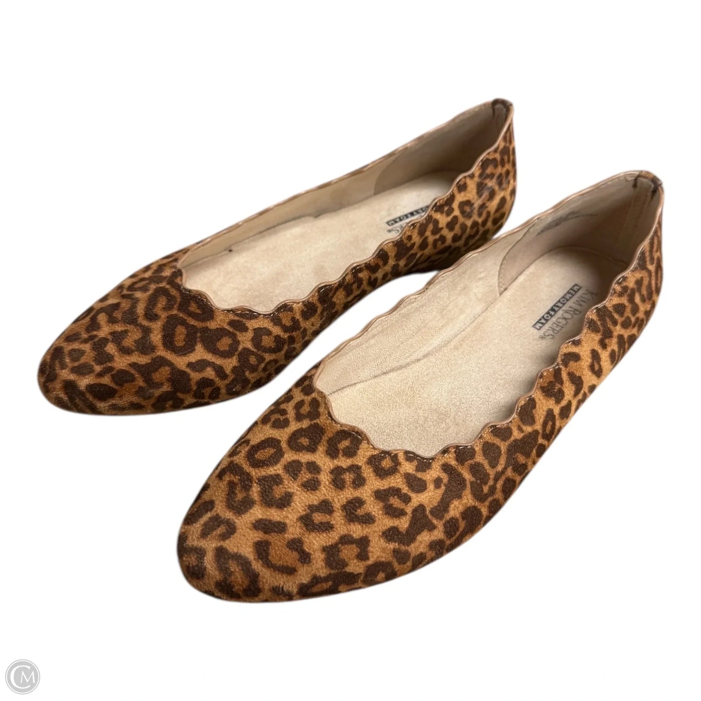 Shoes Flats By Kim Rogers In Animal Print, Size: 8