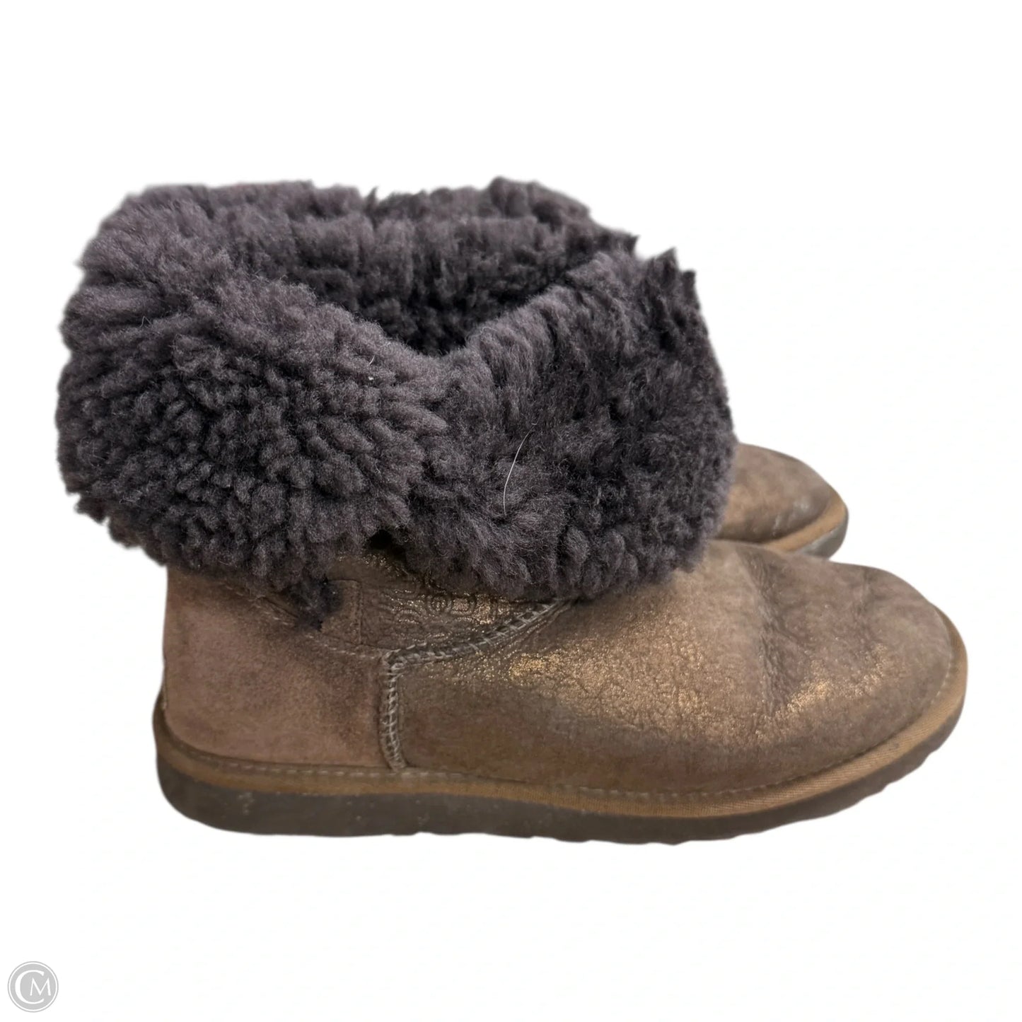 Boots Designer By Ugg In Brown, Size: 8