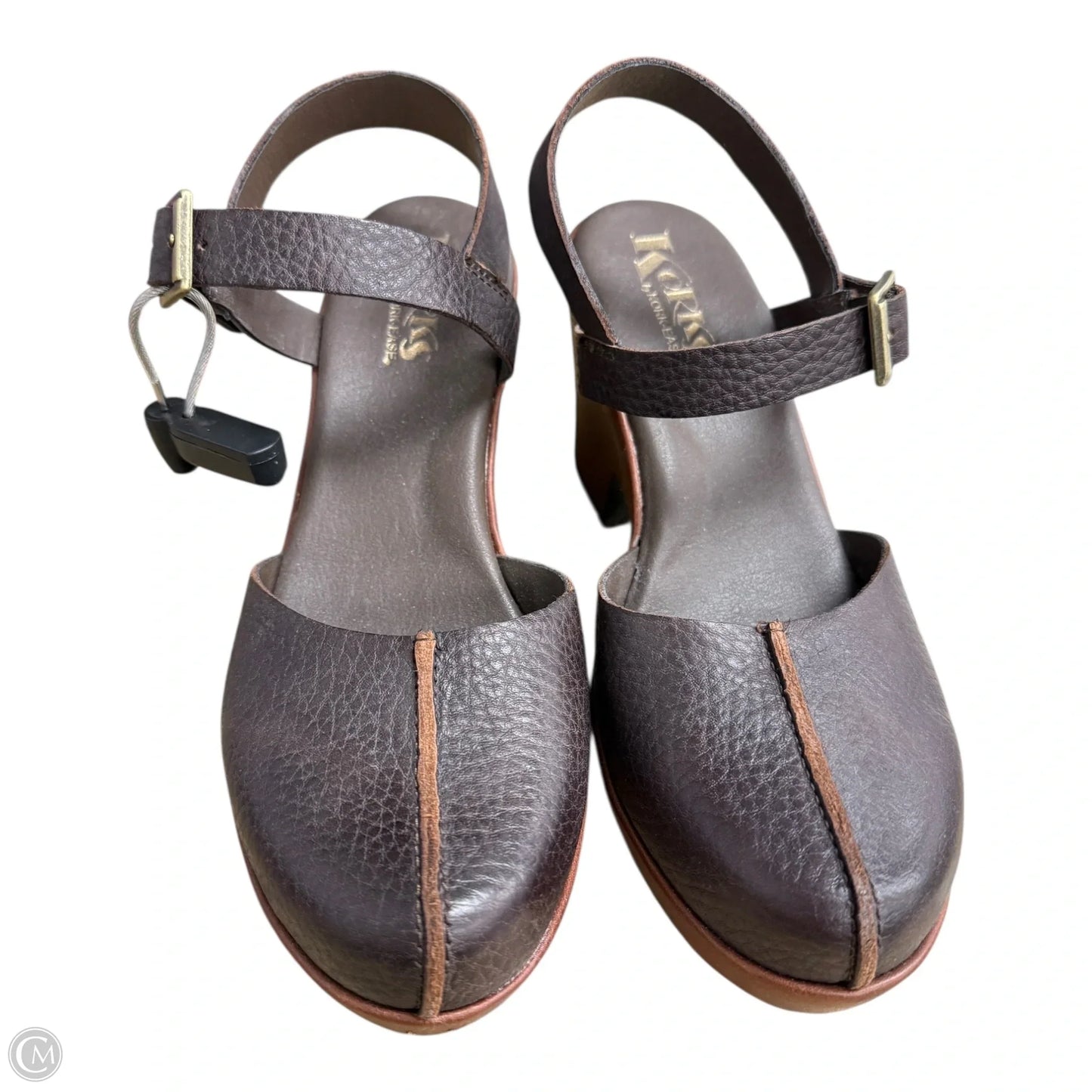 Shoes Heels Block By Korks In Brown, Size: 8