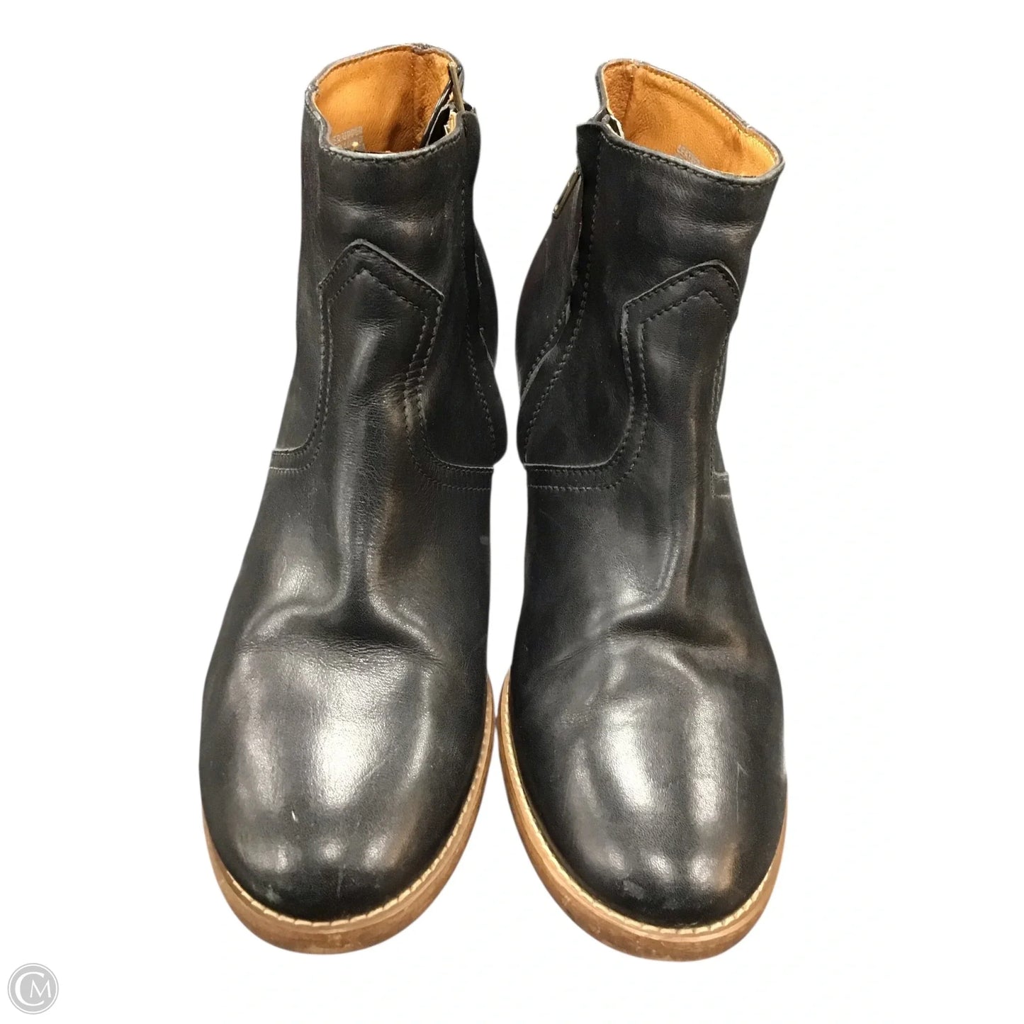 Boots Ankle Heels By Madewell In Black, Size: 10