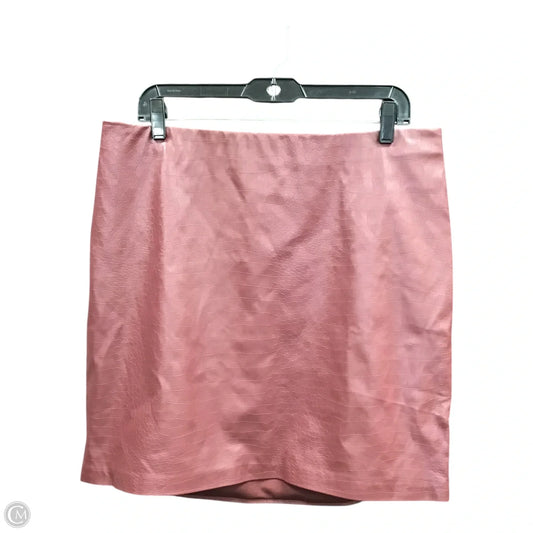 Skirt Mini & Short By The Drop In Maroon, Size: Xl