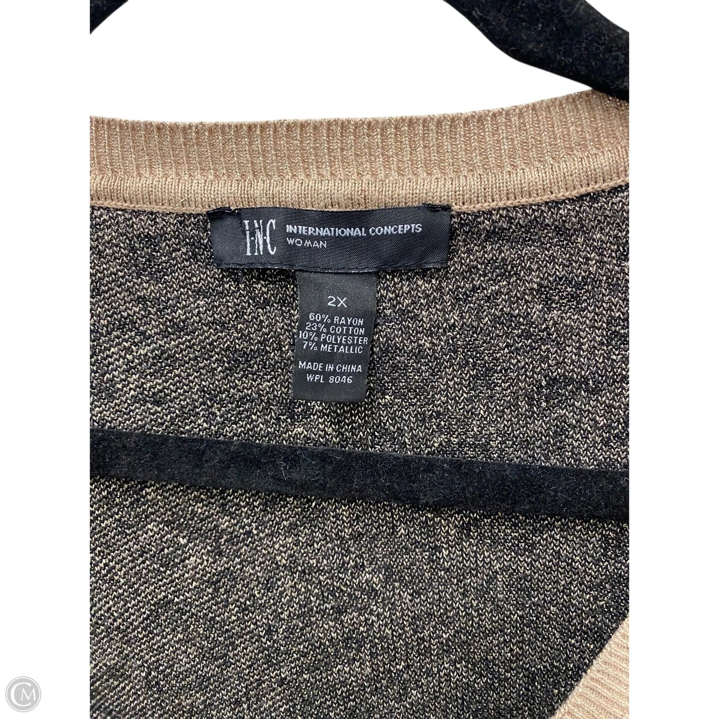 Sweater By Inc In Animal Print, Size: 2x