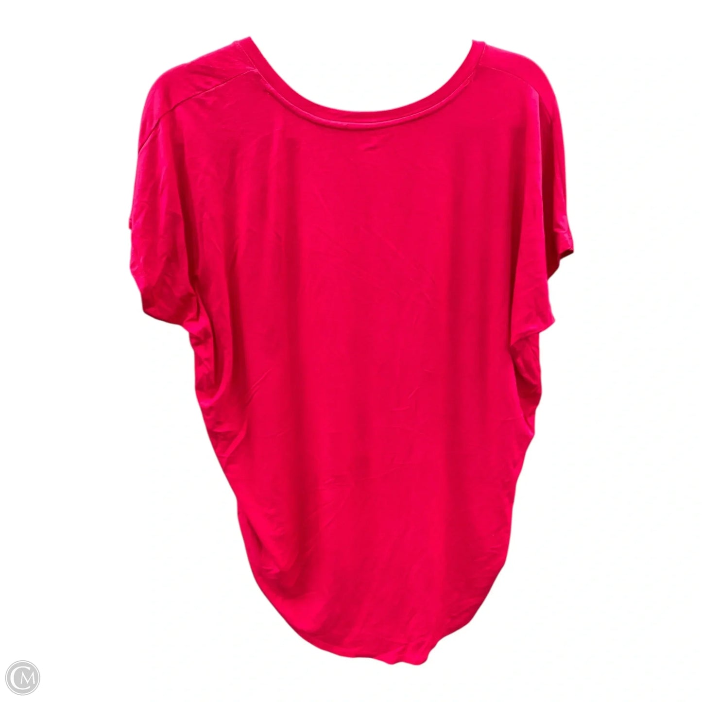 Top Short Sleeve By Express In Pink, Size: S