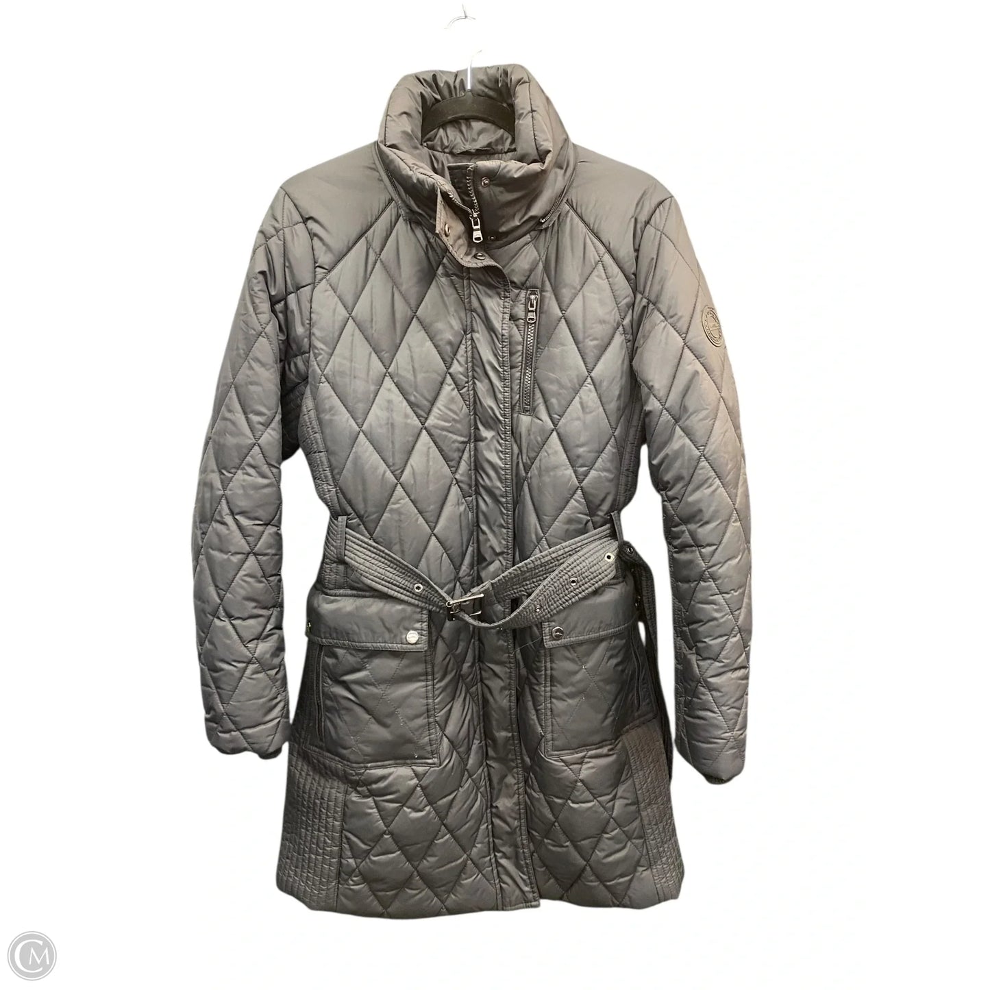 Coat Puffer & Quilted By Lauren By Ralph Lauren In Black, Size: L