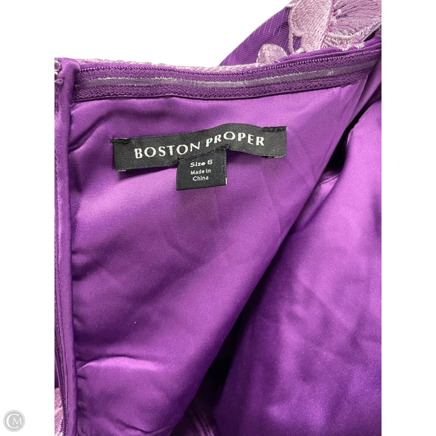 Dress Party Long By Boston Proper In Purple, Size: 6