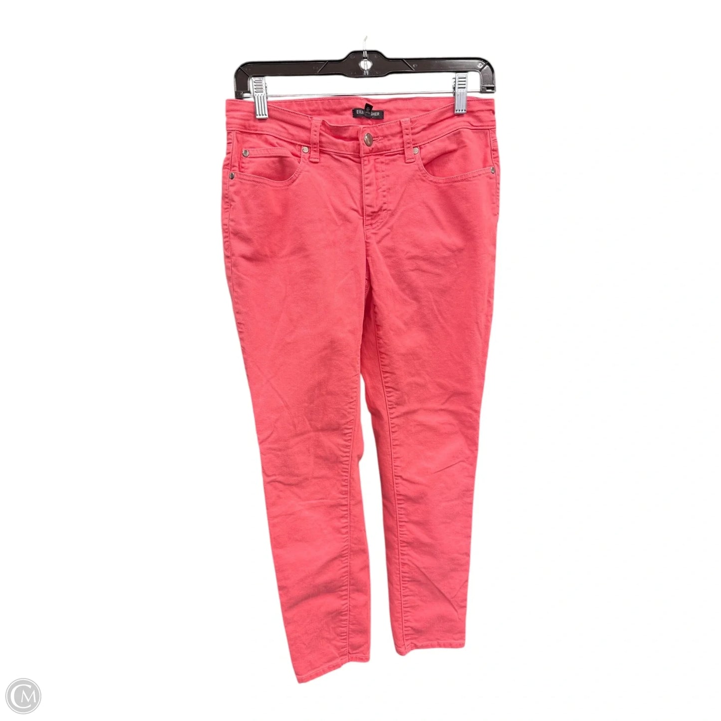 Jeans Skinny By Eileen Fisher In Coral, Size: 4