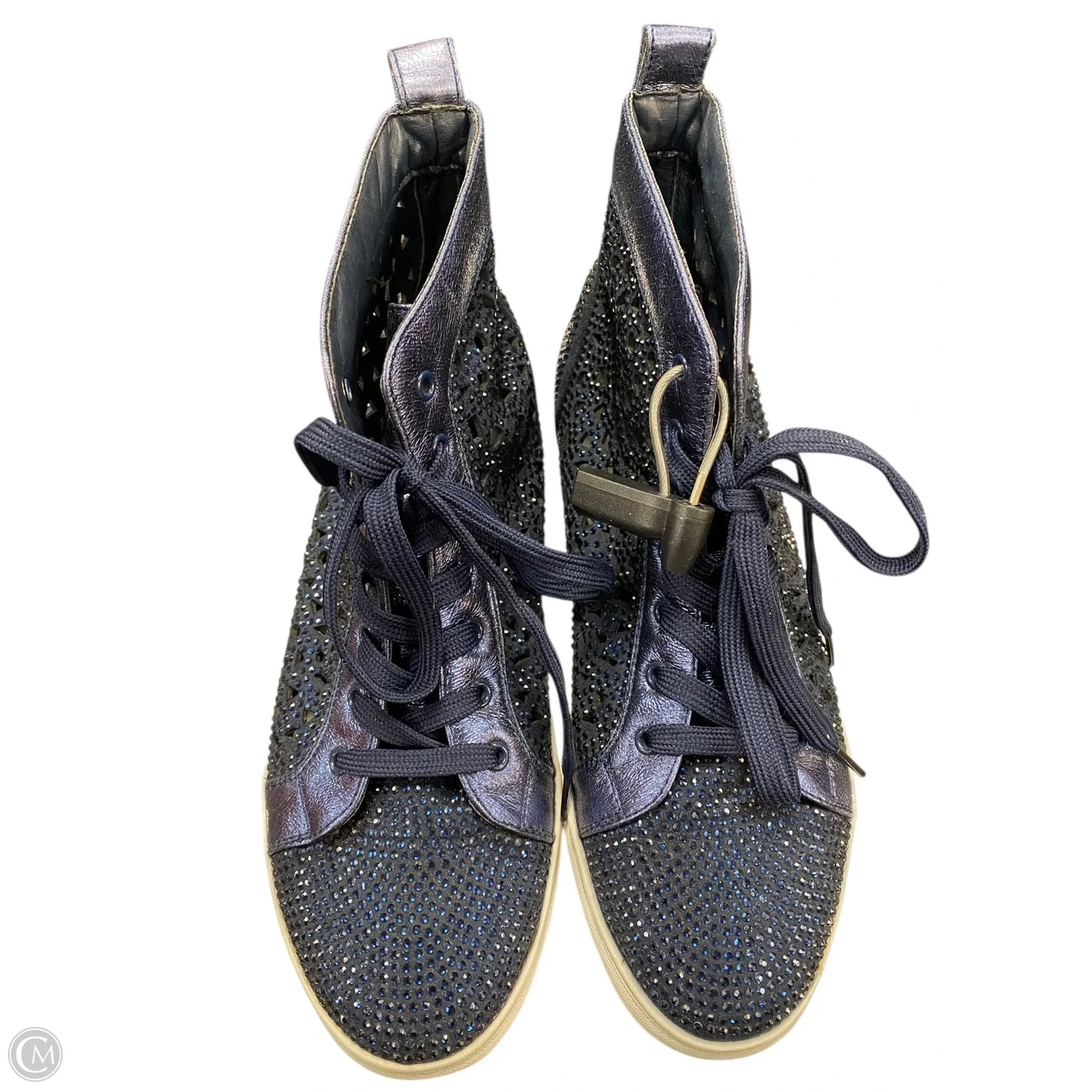 Shoes Sneakers By Clothes Mentor In Navy, Size: 10.5