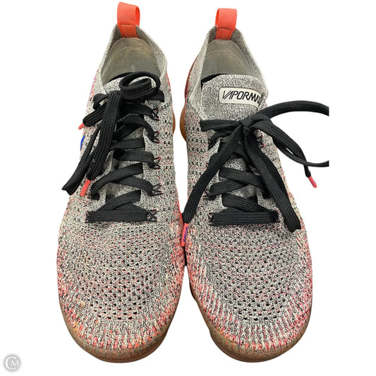 Shoes Athletic By Nike In Grey & Orange, Size: 10