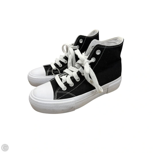 Shoes Sneakers Platform By No Boundaries In Black & White, Size: 8