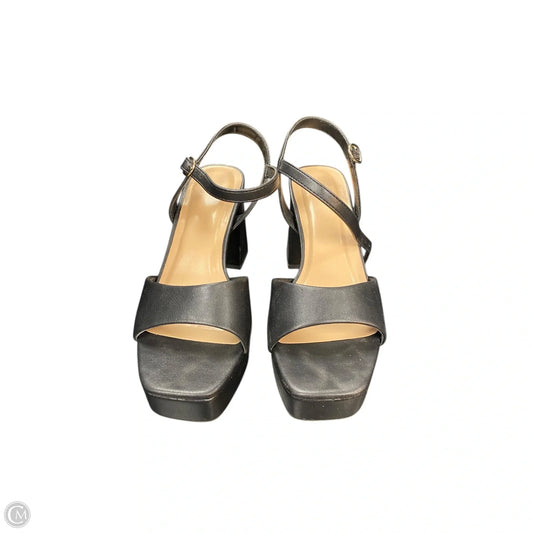 Sandals Heels Block By A New Day In Black, Size: 7