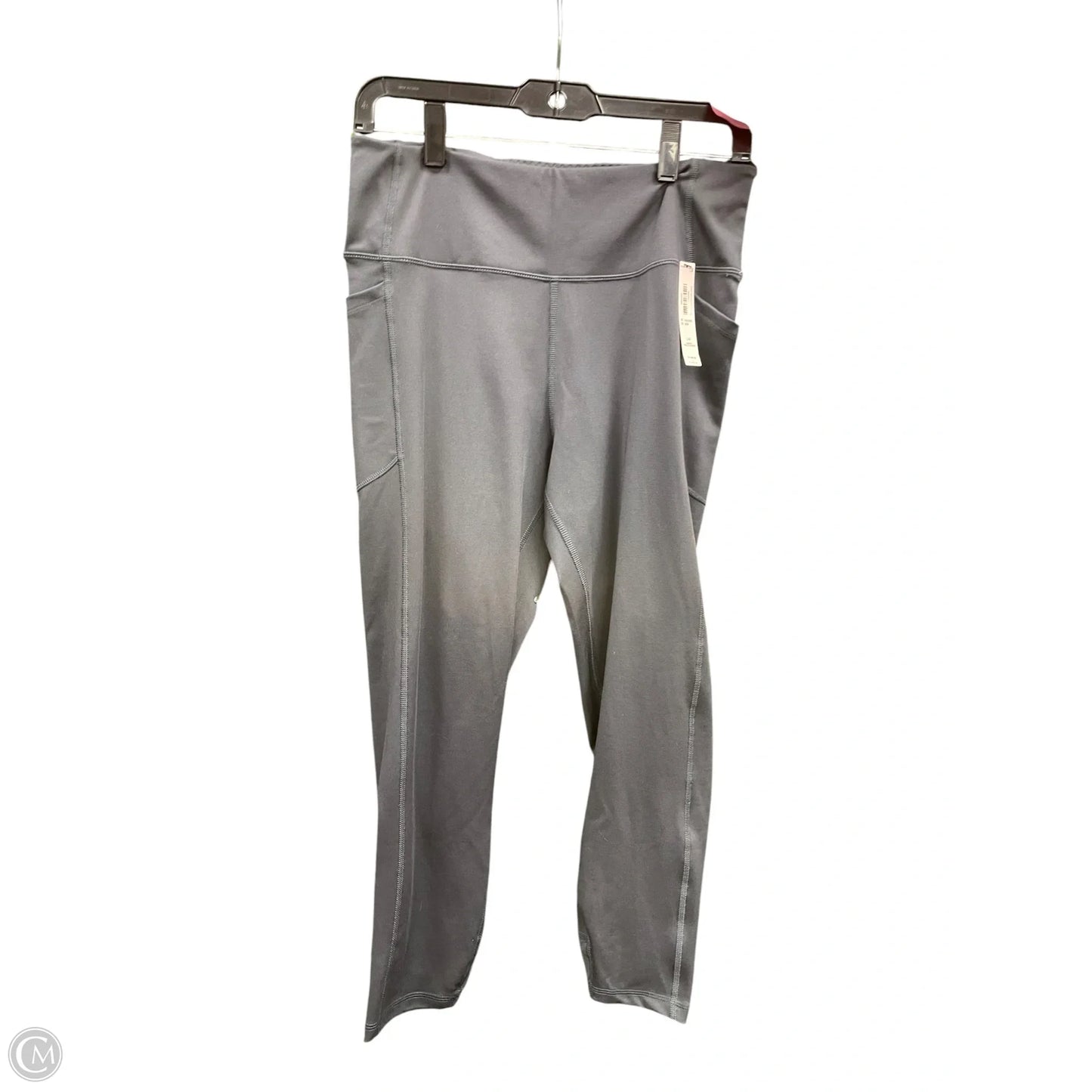 Athletic Leggings Capris By Victorias Secret In Grey, Size: L
