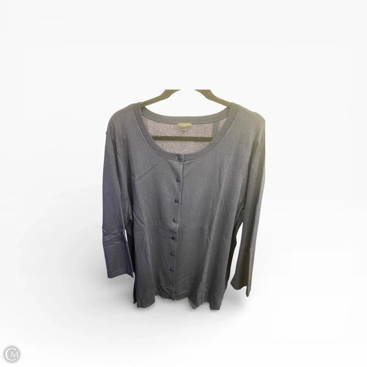 Sweater 2pc By Talbots In Navy, Size: 2x