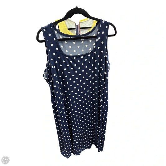 Dress Casual Maxi By Susan Graver In Polkadot Pattern, Size: 2x