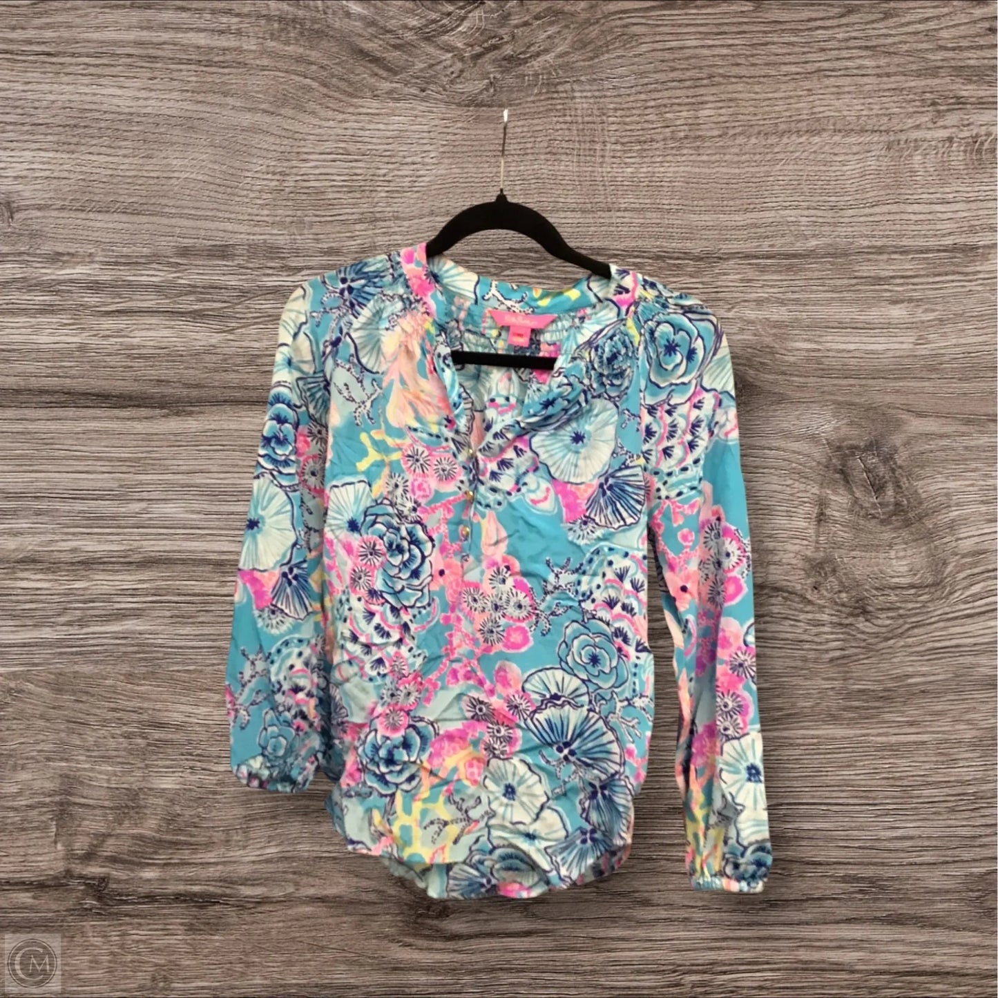 Blouse Designer By Lilly Pulitzer In Multi-colored, Size: Xxs