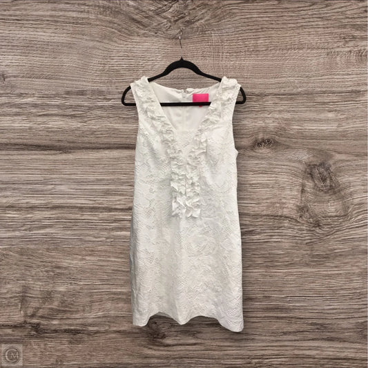 Dress Designer By Lilly Pulitzer In White, Size: 14