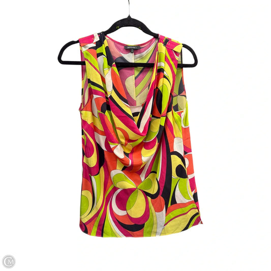 Top Sleeveless Designer By Lafayette 148 In Multi-colored, Size: 6